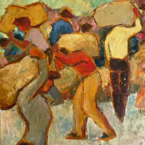 `The Workers` Oil Painting